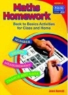 Maths Homework : Back to Basics Activities for Class and Home Bk. A - Book