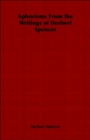 Aphorisms From the Writings of Herbert Spencer - Book