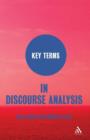 Key Terms in Discourse Analysis - Book
