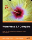 WordPress 2.7 Complete - Book