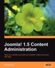 Joomla! 1.5 Content Administration - Book