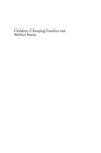 Children, Changing Families and Welfare States - eBook