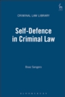 Self-Defence in Criminal Law - eBook
