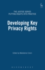 Developing Key Privacy Rights - eBook