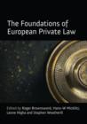 The Foundations of European Private Law - eBook