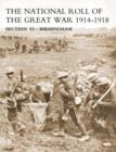 National Roll of the Great War : Birmingham Section 6 - Book
