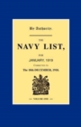 NAVY LIST JANUARY 1919 (Corrected to 18th December 1918 ) Volume 1 - Book