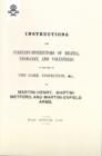 Instructions For Serjeant-Instructors of Militia, Yeomanry, and Volunteers In Regard to The Care, Inspection &c Of Martini-Henry, Martini-Metford, and Martini-Enfield Arms 1896 - Book