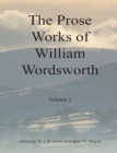 The Prose Works of William Wordsworth : v. 1 - Book