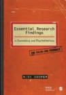 Essential Research Findings in Counselling and Psychotherapy : The Facts are Friendly - Book
