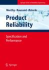 Product Reliability : Specification and Performance - Book