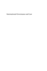 International Governance and Law : State Regulation and Non-state Law - eBook