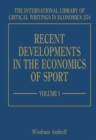 Recent Developments in the Economics of Sport - Book