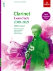 Clarinet Exam Pack 2018-2021, ABRSM Grade 1 : Selected from the 2018-2021 syllabus. Score & Part, Audio Downloads, Scales & Sight-Reading - Book