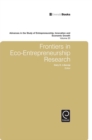 Frontiers in Eco Entrepreneurship Research - Book