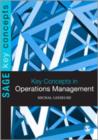 Key Concepts in Operations Management - Book