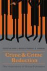 Crime and Crime Reduction : The importance of group processes - Book