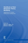 Handbook of Item Response Theory Modeling : Applications to Typical Performance Assessment - Book