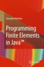 Programming Finite Elements in Java (TM) - Book