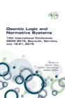 Deontic Logic and Normative Systems. 13th International Conference, Deon 2016 - Book