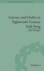 Literacy and Orality in Eighteenth-Century Irish Song - Book