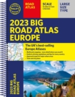 2023 Philip's Big Road Atlas Europe : (A3 Spiral binding) - Book