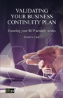 Validating Your Business Continuity Plan - Book