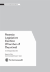 Rwanda Legislative Election (Chamber of Deputies), 16-18 September 2013 - Book