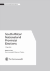 South African National and Provincial Elections, 7 May 2014 - Book