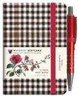 A Red, Red Rose Tartan Notebook (mini with pen) (Burns check tartan) - Book