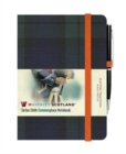 Waverley Tartan Cloth Commonplace Notebooks: Black Watch Tartan Cloth Mini Notebook with Pen - Book