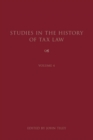 Studies in the History of Tax Law, Volume 4 - Book