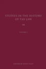 Studies in the History of Tax Law, Volume 5 - Book