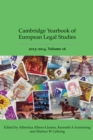Cambridge Yearbook of European Legal Studies, Vol 16 2013-2014 - Book