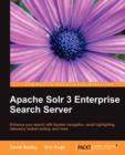 Apache Solr 3 Enterprise Search Server - Book