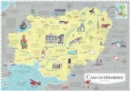 WALES ON THE MAP CARMARTHENSHIRE POSTER - Book