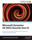 Microsoft Dynamics AX 2012 Security - How to - Book
