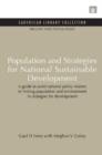 Population and Strategies for National Sustainable Development - Book