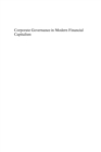 Corporate Governance in Modern Financial Capitalism : Old Mutual's Hostile Takeover of Skandia - eBook
