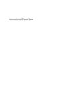 International Patent Law : Cooperation, Harmonization and an Institutional Analysis of WIPO and the WTO - eBook