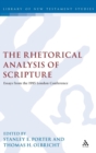 The Rhetorical Analysis of Scripture : Essays from the 1995 London Conference - Book