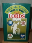 They All Played at Lords - Book