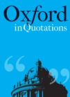 Oxford in Quotations - Book