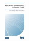 Higher Education and ESF Objective 3 : An Evaluation of Impact - Book