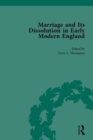 Marriage and Its Dissolution in Early Modern England - Book
