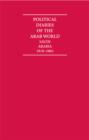 Political Diaries of the Arab World 6 Volume Hardback Set : Saudi Arabia - Book