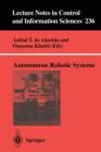 Autonomous Robotic Systems - Book