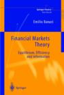 Financial Markets Theory : Equilibrium, Efficiency and Information - Book