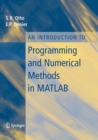 An Introduction to Programming and Numerical Methods in MATLAB - Book