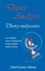 Dance Analysis, Theory and Practice - Book